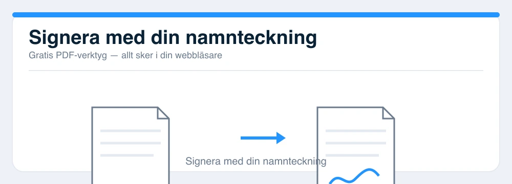 Illustration: signera PDF